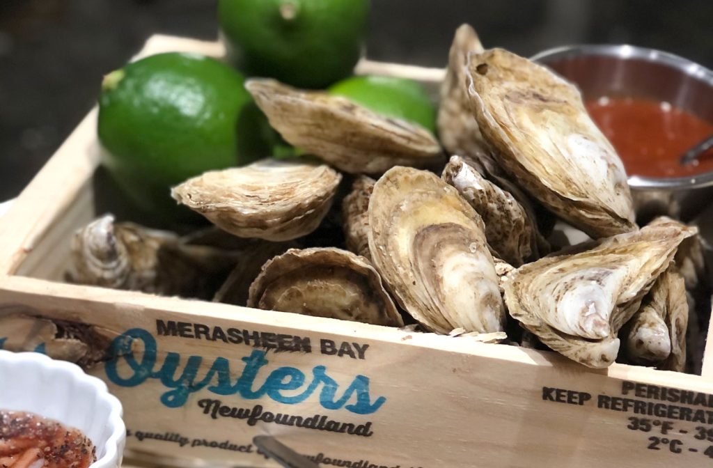 Oysters Natural – Peach BBQ Sauce, Red Wine Mignonette, Organic Limes