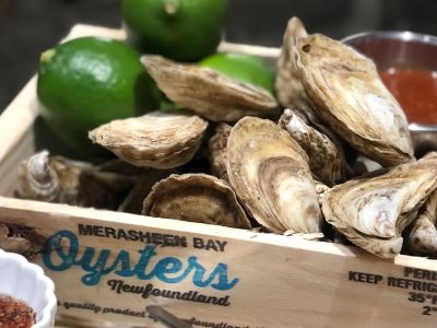 Oysters Natural - Peach BBQ Sauce, Red Wine Mignonette, Limes