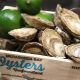Oysters Natural - Peach BBQ Sauce, Red Wine Mignonette, Limes